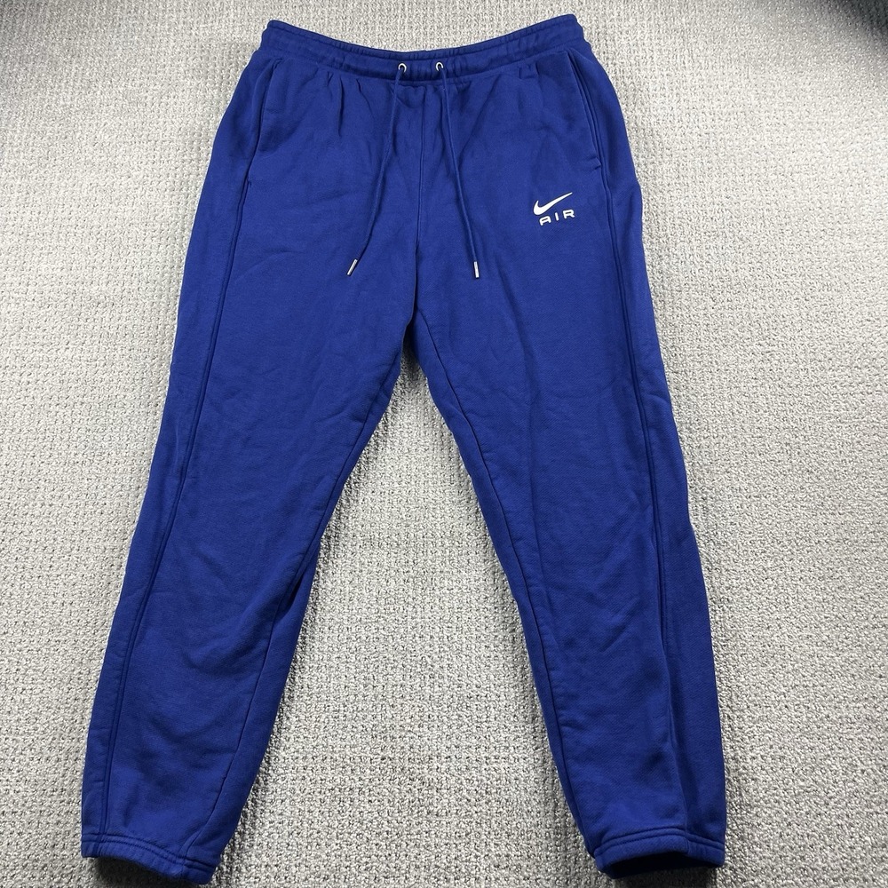 Nike Sportswear Air French Terry Jogger DQ4202-455 Mens Large Blue Sweatpants